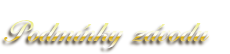 Podmínky závodu