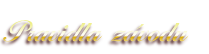Pravidla závodu